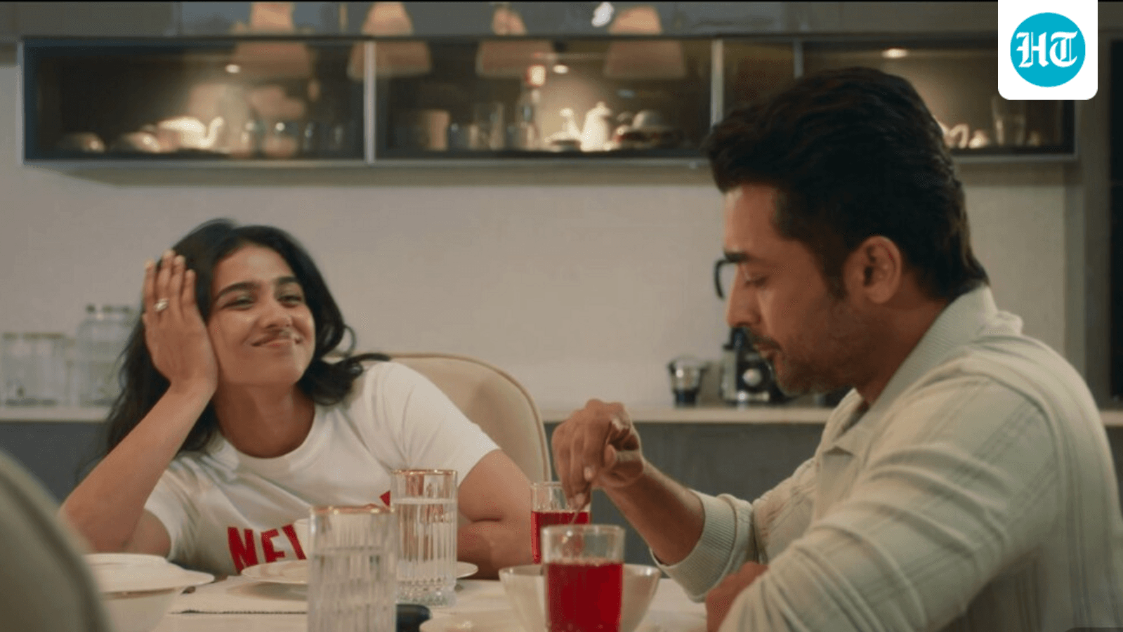 Vishwanath and Sons: Mamitha Baiju falls head over heels in love with Suriya in Venky Atluri's family entertainer. Watch